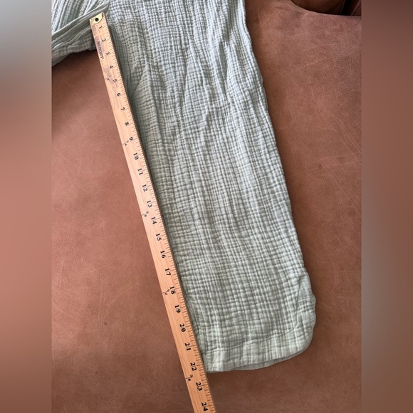 MARKET & SPRUCE Dria Extra High Rise Straight Leg Gauze Ankle Pant Size Medium - Picture 7 of 11